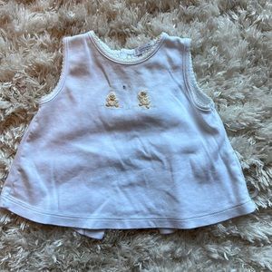 Infant button-back blouse